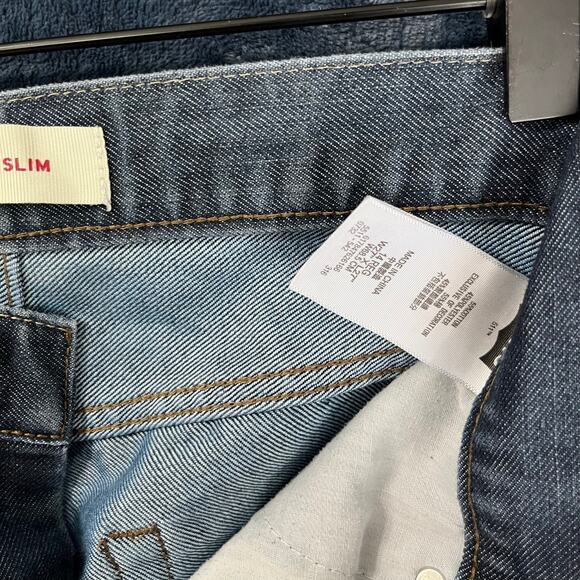 Levis 511 Slim Fit Dark Blue Denim Jeans Womans Size Size 14 - Picture 3 of 7